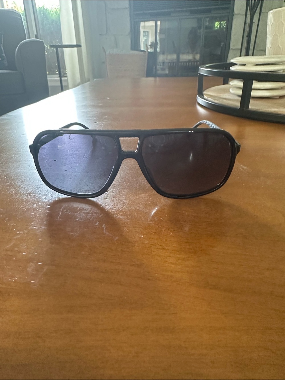 Carrera 8035 Aviator-Style Unisex Sunglasses in Black with Dark Lenses